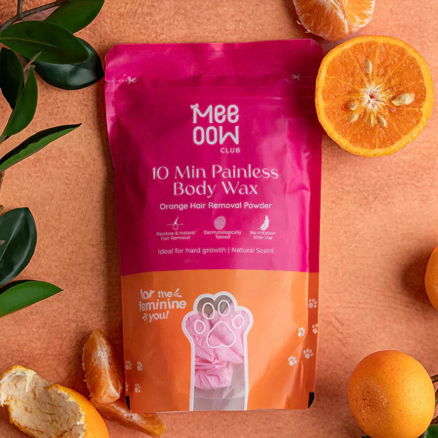 Buy 1 Get 1 Free  MEOW Hair Removal Wax Powder for Body, Arms & Legs