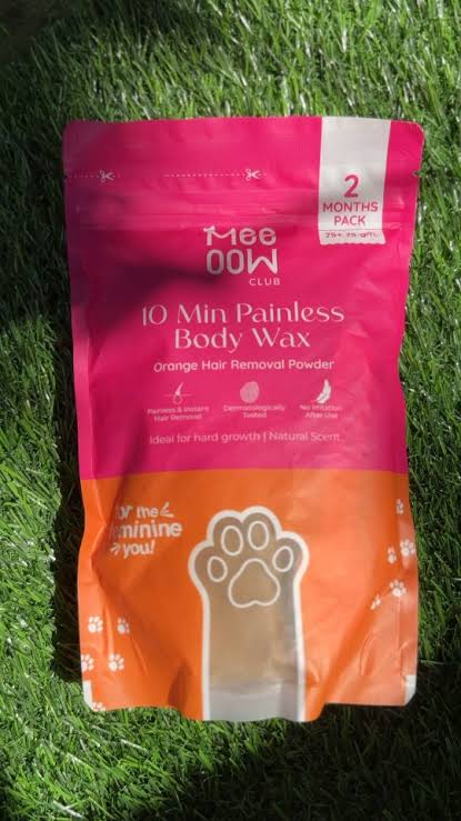 Buy 1 Get 1 Free  MEOW Hair Removal Wax Powder for Body, Arms & Legs