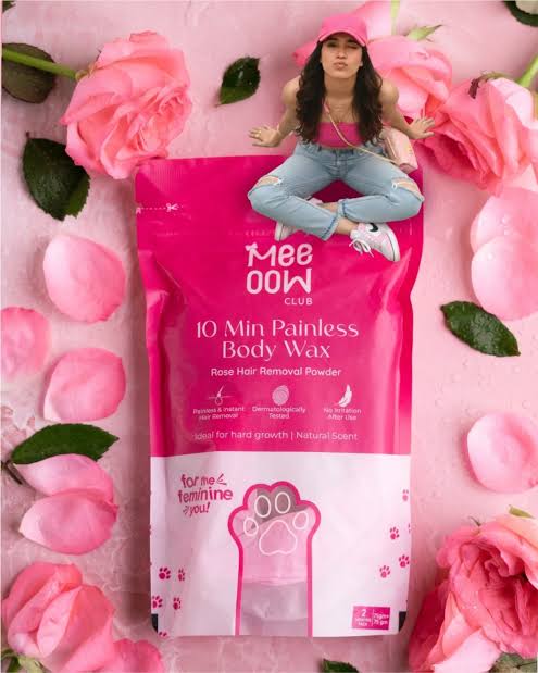 Buy 1 Get 1 Free  MEOW Hair Removal Wax Powder for Body, Arms & Legs